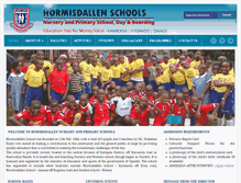 Tablet Screenshot of hormisdallenschools.com